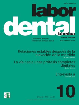 cover image of Labor Dental Técnica Nº10 Volume25